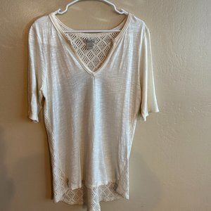 Lucky Brand, Large, beige top